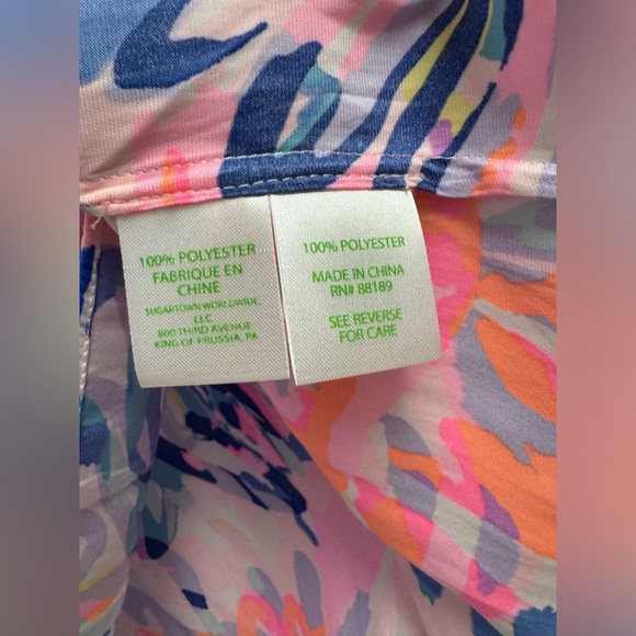 Lilly Pulitzer Dee Top, Multi Off Tropic, M, EUC - Picture 5 of 6